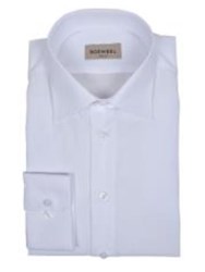 Poplin men's shirt with extra length in Modern Fit
