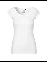 Ladies V-neck short Sleeve T-shirt