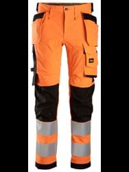 High-Vis Class 2, Stretch Trousers Holster Pockets