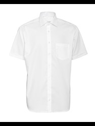 Structured short-sleeved men's shirt in Modern Fit