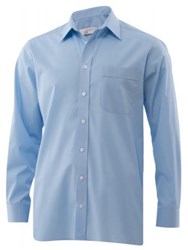 George Slim fit langærmet poplin skjorte