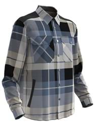 Flannel skjorte med fiberpelsfór