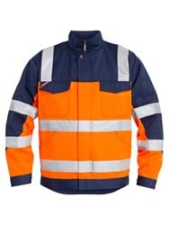 Safety EN ISO 20471 Light jakke, med lynlås