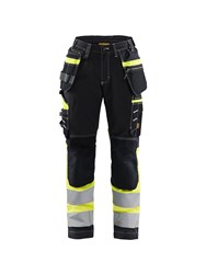 Hi-vis Trousers with Stretch Women