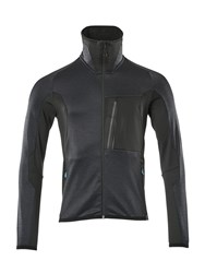 Fleecetrøje med lynlås