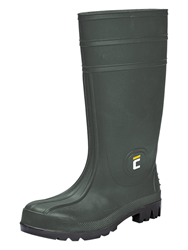 Boot S5 PVC w/safety green
