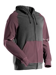 Hættetrøje med lynlås