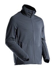 Microfleece trøje med lynlås