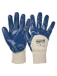 Fortuna Blue w/rib Gloves