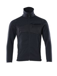 Striktrøje med lynlås