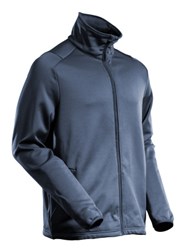 Fleecetrøje med lynlås