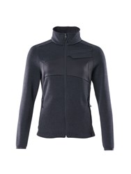 Striktrøje med lynlås