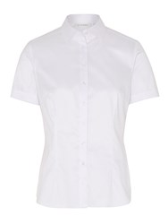 Cover dameskjorte bluse twill m. korteærmer, regular fit