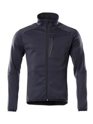 Fleecetrøje med lynlås